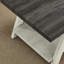 Table de bout en bois à deux tons de style contemporain gris anthracite et beige Athens-1317818634-1317818637