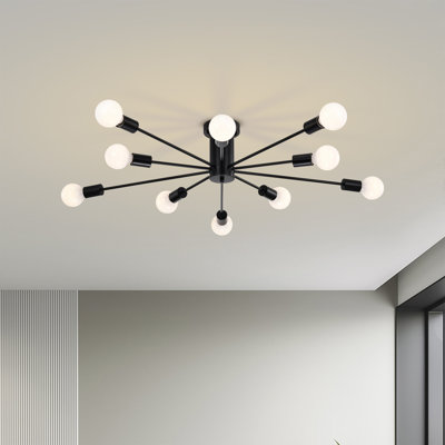 Plafonnier semi-encastré 10 lumières Pimlin