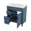 30 Inch Modern Bathroom Vanity With Sink 2 Left Hand Drawers Adjustable Shelf-1847228991