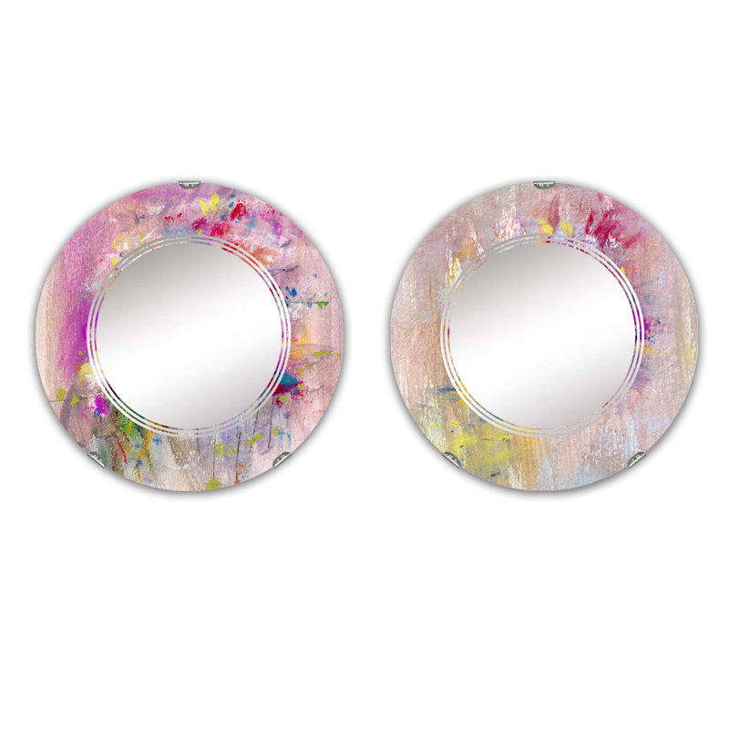 Ensemble de 2 miroirs sans cadre