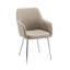 Centanne Fabric Dining Chairs with Chrome Legs-1418829043