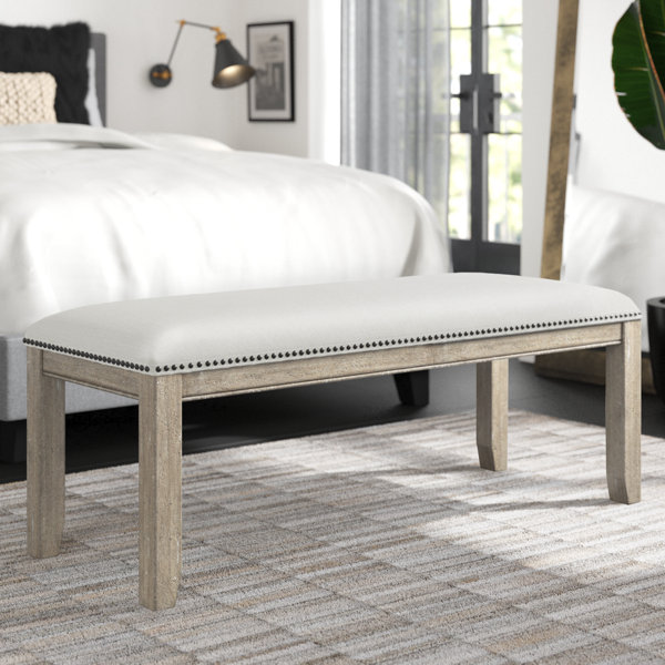 Greyleigh™ Devers Polyester Blend Upholstered Bench & Reviews | Wayfair