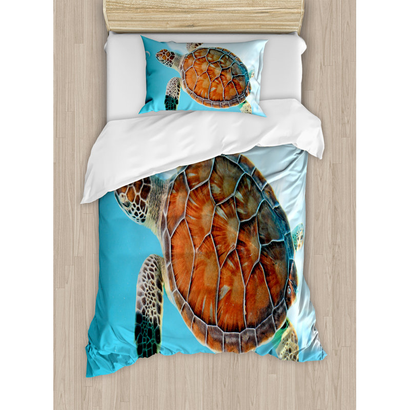 Coastal Polyester Duvet Cover, Twin