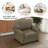 Carowyn Faux Leather Armchair-1006408017