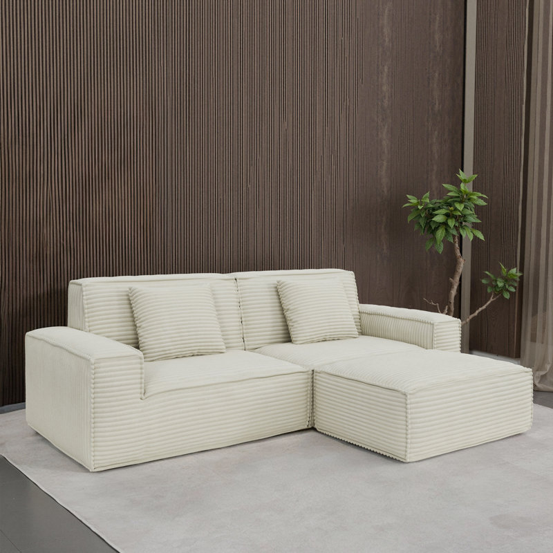 Canapé 106,3 po, Beige