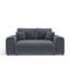 Two-seater square arms loveseat sofa-1595754560