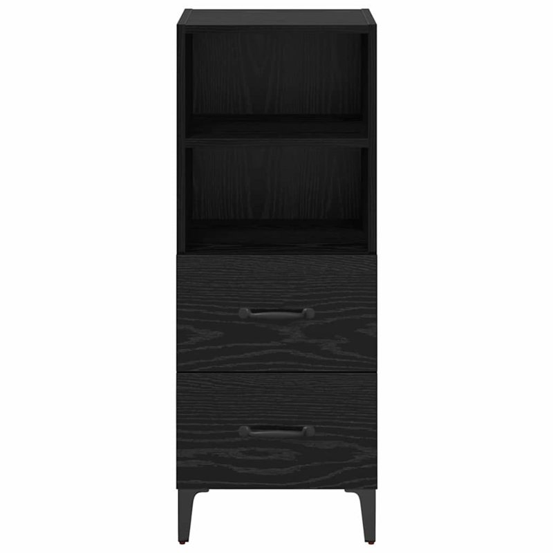 34.5cm Sideboard, Black Oak
