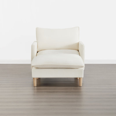 Choquette Upholstered Chaise Lounge by Latitude Run