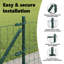 Euro Fence With 7 Posts Galvanised Steel-1613591674-1613591671