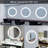 Round Dimmable Anti-Fog LED Vanity Mirror-89830428