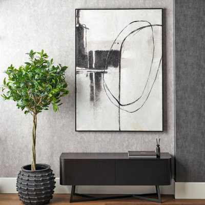 Floater Frame Painting on Canvas