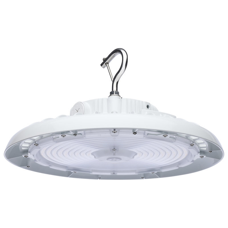 Dimmable Round High Bay Ceiling Light, White