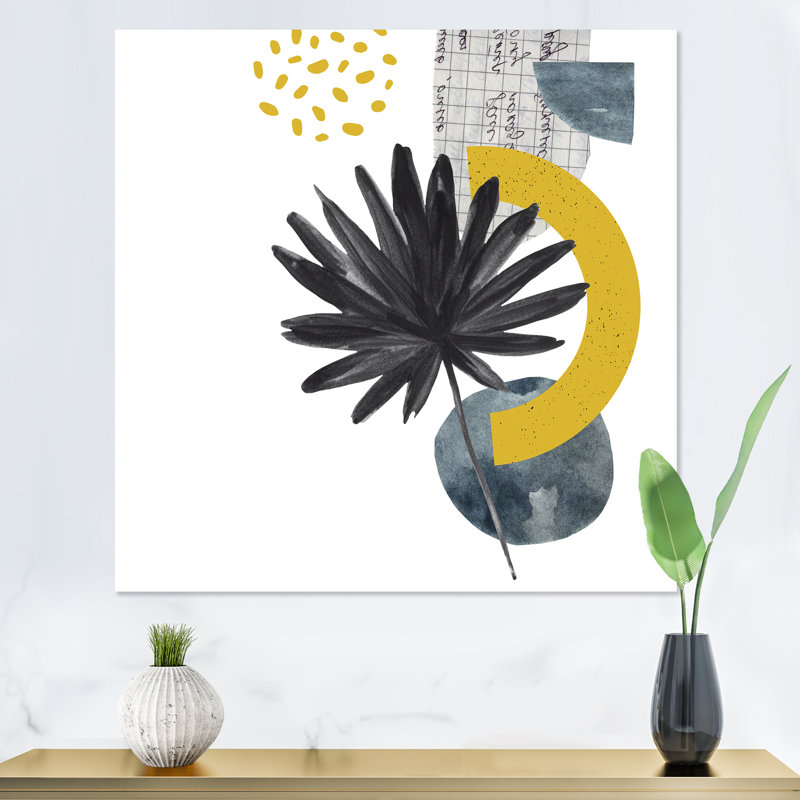 Abstrait scandinave minimaliste, reproduction d'art sur toile moderne, H 16 po x l 16 po, Toile tendue