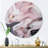 Solid Marble Paint Artwork III - Abstract Marble Round Wall Art on Metal-780440407