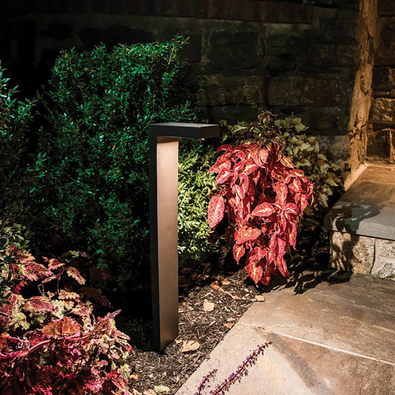 Ledge LED Pathway Light, 2700K,  Bronze on Aluminum
