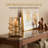 Metal tabletop tealight holder with glass a decorative candle lantern ideal for Halloween décor, fall décor, and Christmas decorations and farmhouse-1333077302