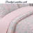 Millennial Pink Floral Majesty Medallion Geometric Shapes Quilt