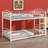 Metal House Bunk Bed With Slide-1586440383