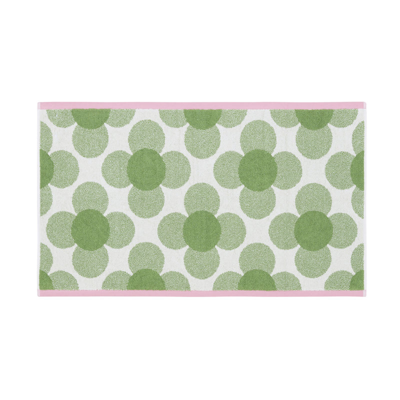 Retro Flower Rectangle Bath Mat