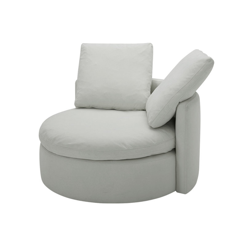 Chaise pivotante rembourrée Chylynn