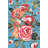 Blue Red Rose Pattern Creative Modern Decorative Washable Rug-1043810316