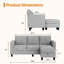 Degnan 76.4'' Upholstered Sofa Chaise-1058330149