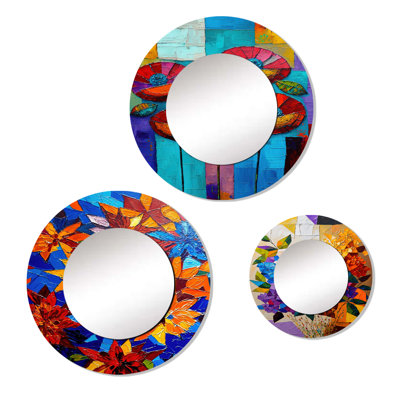 Elisenda Metal Round Mirror