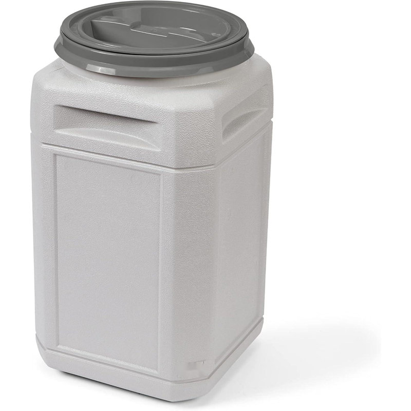 Mighty Tuff Pet Food Storage Container with Airtight Twist Lid, 54 lb