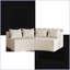 Canapé modulaire, velours côtelé modulaire courbé avec 4 coussins - Bureau de chambre à coucher de salon | Beige | Velours côtelé-1894392202