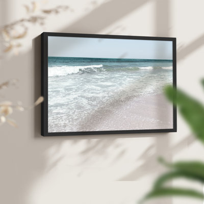 Shoreline Pleasure -Framed Print - Restickable