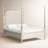Alcy Upholstered Four Poster Bed-98370175-98370178