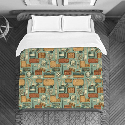 Polyester Machine Printed Duvet Cover