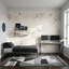 Décoration murale oiseaux, papillons et branches amovibles-2105098977-2105098990