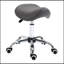 Tabouret ergonomique à roulettes en cuir polyuréthane