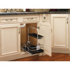 Rev-A-Shelf 432-WF39-6C 6x39 Pullout Between Cabinet Wall Filler Shelf  Storage