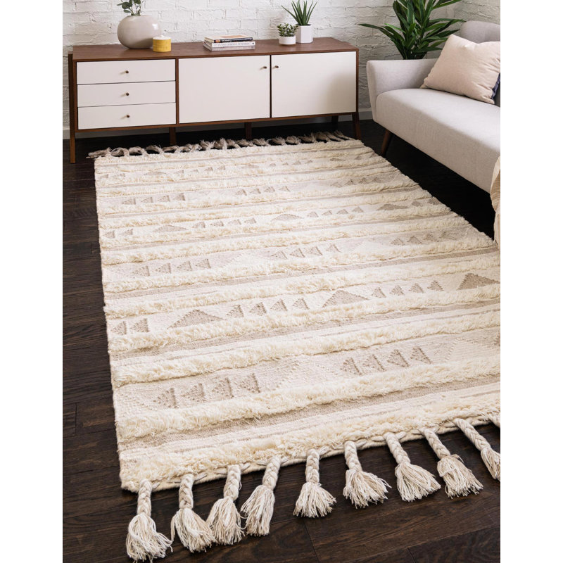 Annunciata Wool Southwestern Indoor Rug, 59.5" W x 72" L
