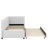 Upholstered Daybed With Hidden Sliding Sofa Bed Frame-922490110-922490108