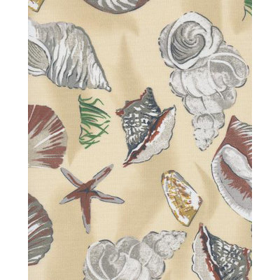 Seashells Fabric - Main Print Sand