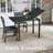 Foldable 5-Piece Dining Table Set Extendable Wood Top-918190849