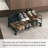 Yamazaki Home Rolling Shoe Rack, Steel, Holds 4 shoes, 6 heels, Wheels-15616743