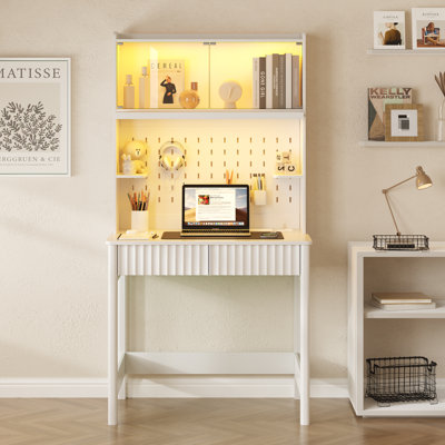 Computer Desk with Power Outlet