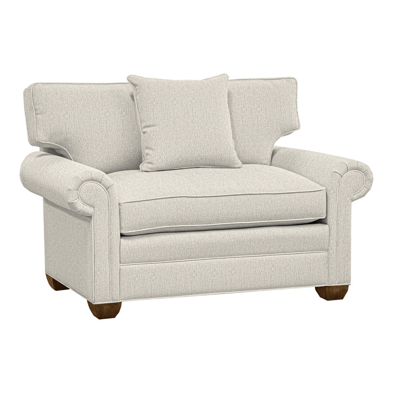Main Street Chair & Half, Havana, Nomad Snow Crypton® Chenille
