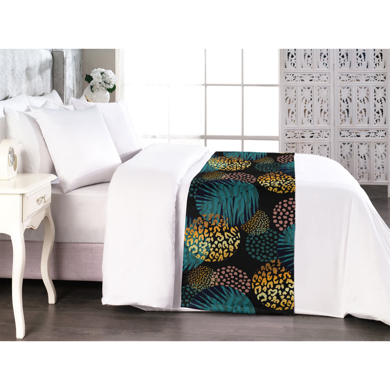 Tapis de lit Ambesonne Tropical Boho, Très grand lit