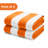 Superior Cabana Striped Cotton Standard Size Towel/ Chaise Lounge Chair Cover Set-544011232-554895845