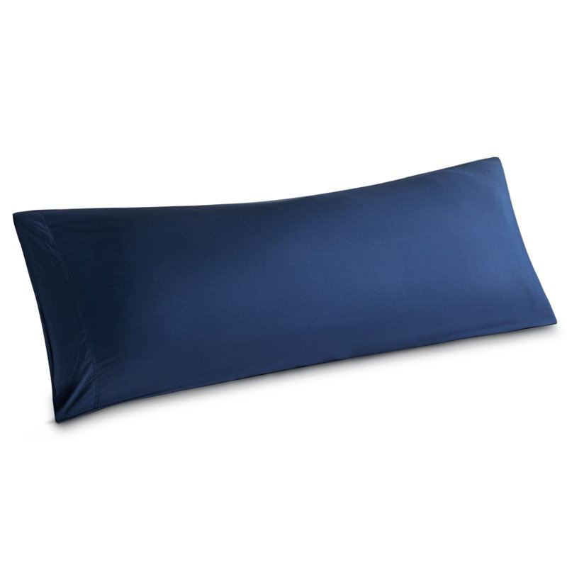 Rayon from Bamboo Pillowcase with Envelope Closure, Navy, Body Pillowcase