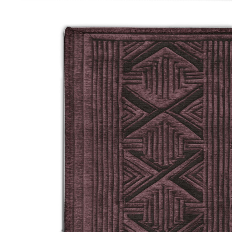 Tapis brun intérieur et extérieur Trellis, Rectangulaire 2 pi x 3 pi
