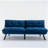 Navy Blue Folding Modern Sofa Bed