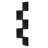 Sorbus 5-Tier Zig Zag Floating Corner Wall Bookshelf Unit - (40" Tall) for Living Room, Bedroom, Office, & More - Space-Saving Storage Solution, Black-115664513