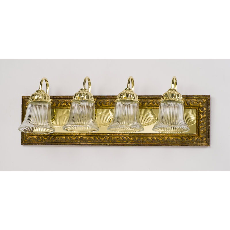 Miroir mural biseauté Holdrege, Or Toscane, H 20 po x l 26 po