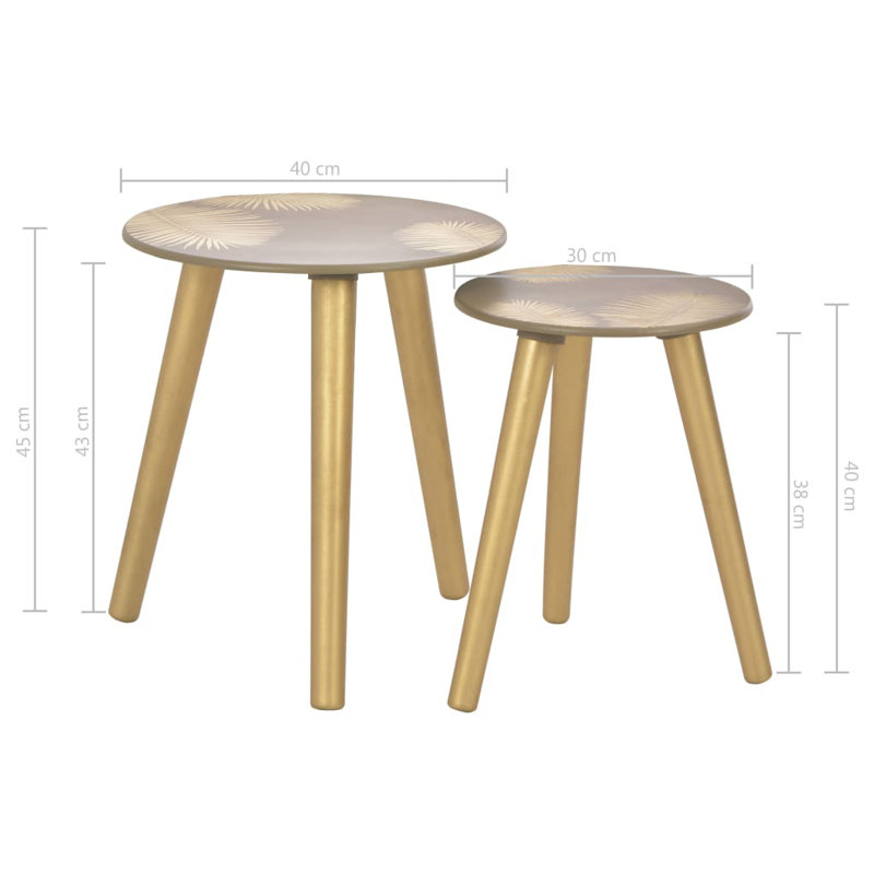 Perna 3 Legs Nesting Tables